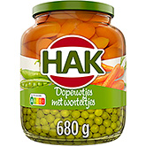 Hak Peas with carrots 680g