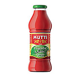 Mutti Passata gezeefde tomaten basilicum 425ml