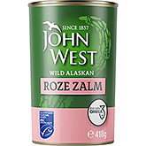 John West Wild Alaskan pink salmon 418g