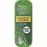 John West Gerookte makreelfilets in zonnebloemolie 145g