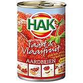 Hak Gâteau et flan aux fraises aux fruits 430g