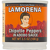 La Morena Piments chipotle en sauce adobo 100g