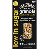 Essen Sie natürliches Supergranola mit niedrigem Zuckergehalt von 425 g