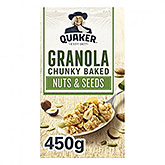 Quaker Noix et graines cuites au four avec morceaux de granola 450g