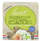Leev Linseed cracker buckwheat 110g