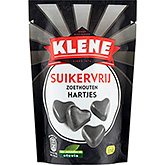 Klene Sugar-free liquorice hearts 110g