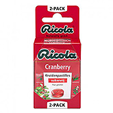 Ricola Cranberry kruidenpastilles 2x50g 100g