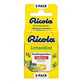 Ricola Lemon mint herb pastilles 2x50g 100g