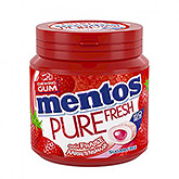 Mentos Chewing-gum pure saveur fraise fraîche 100g