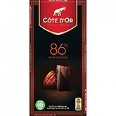 Côte d'or 86% Noir intense 100g