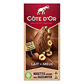 Côte d'or Milk ganze Haselnüsse 180g