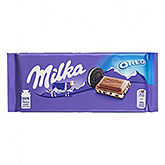 Milka Tavoletta di cioccolato al latte 100% alpino ripieno di crema Oreo 100g