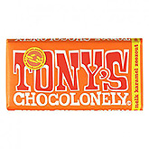 Tony's Chocolonely Tablette de chocolat au lait avec caramel et fleur de sel 180g