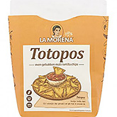 La Morena Totopos oven baked yellow corn tortilla chips 150g