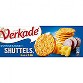 Verkade Oven-baked cheese and onion shuttles 150g