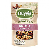 Duyvis Unsalted nutmix cranberry 125g