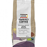 Fairtrade Original Café en grains communautaire d'espresso bio à torréfaction foncée 500g