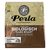 Perla Organic dark roast 36 coffee pads 250g