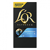 L'OR Espresso decaffeinated 10 capsules 52g