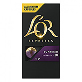 L'OR Espresso supremo 10 Kapseln 52g