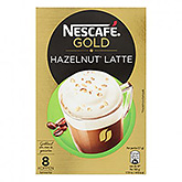 Nescafé Guld hasselnødde latte 8 kopper 136g