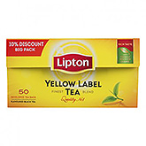 Lipton Yellow label sort te 50 breve 75g