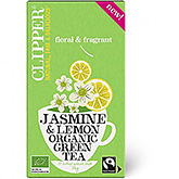 Clipper Té verde orgánico jazmín y limón 20 uds. 40g