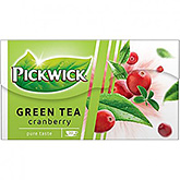 Pickwick Grøn te tranebær 20 poser 30g