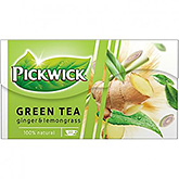 Pickwick Green tea ginger and lemongrass 20 bags 30g