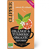 Clipper Orange and turmeric organic fusion 20 bags 35g