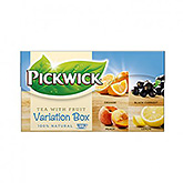 Pickwick Tee mit Obst Variation Box Orange Schwarze Johannisbeere Pfirsich Zitrone 20 Beutel 30g