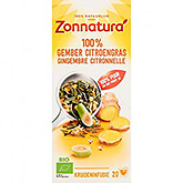 Zonnatura 100% ingefær citrongræs 20 poser 30g