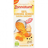 Zonnatura 100% gurkmeja ingefära 20-pack 36g