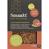 Smaakt linseed crackers 125g