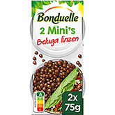 Bonduelle Lentilles beluga 2 minis pour salades 150g