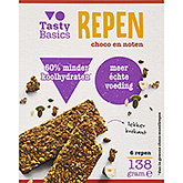 Tasty Basics Repen choco en noten 138g