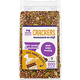 Tasty Basics Poppy seed and olive crackers 200g