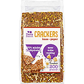 Tasty Basics Cheese - pepper crackers 200g