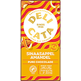 Delicata Chocolate negro con naranja y almendra 150g