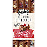 L'Atelier Mælkechokolade tranebær & mandler 170g