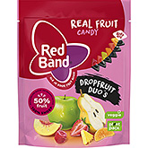 Red Band Real fruit candy liquorice fruit duos 190g