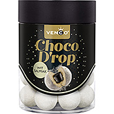 Venco Choco liquorice white salmiak 146g