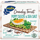 Wasa Crunchy twist poppy seeds & sea salt 245g