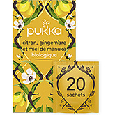 Pukka Infusão limão gengibre mel manuka 40g