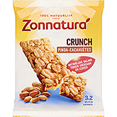 Zonnatura Crunch peanut 3-pack 135g