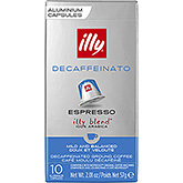 Illy Decaffeinated espresso capsules 57g