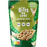 BitesWeLove Panna acida di piselli croccanti e jalapeno 100g