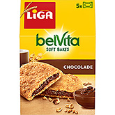 Liga Biscuits petit déjeuner moelleux goût choco noisette 250g