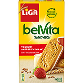 Liga Belvita kiks sandwich yoghurt jordbær 253g