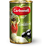 Carbonell Olives noires dénoyauté 340g